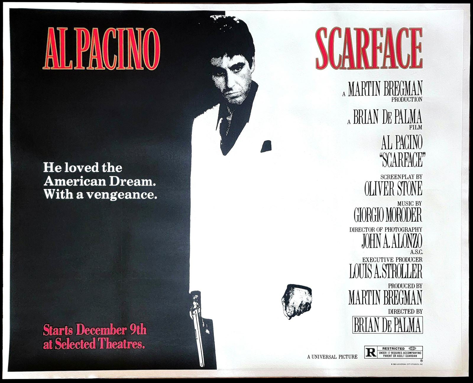 Original Scarface movie poster