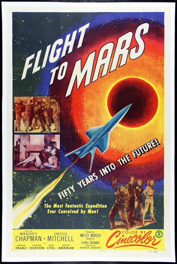Original Flight to Mars movie poster