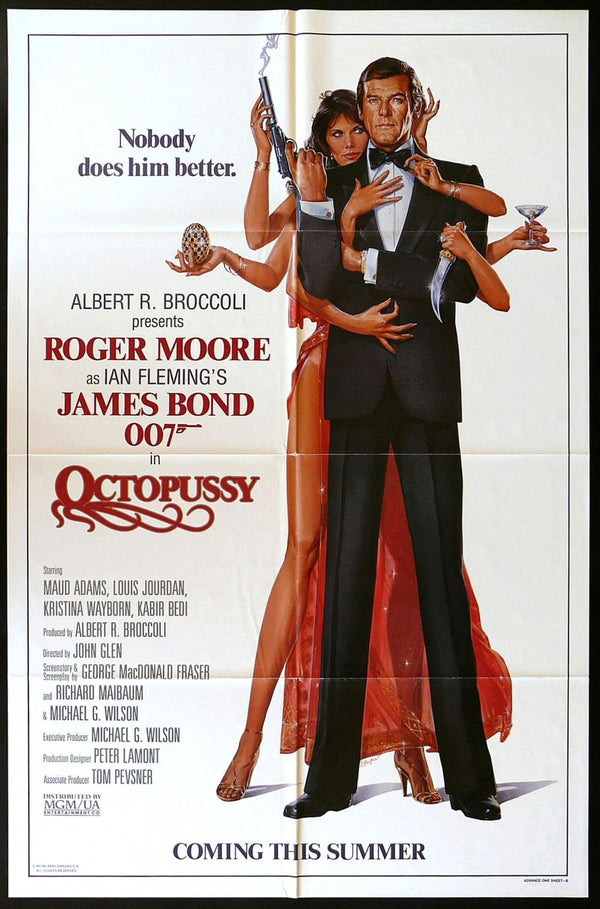 Original Octopussy movie poster
