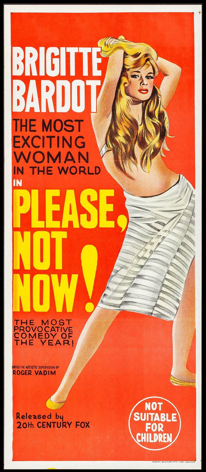 Original Please, Not Now! movie poster