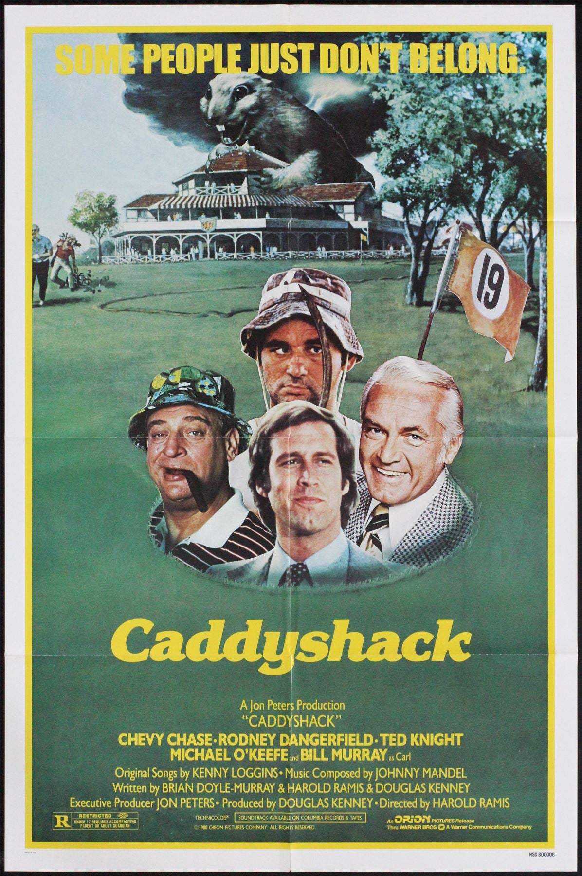 Original Caddyshack movie poster