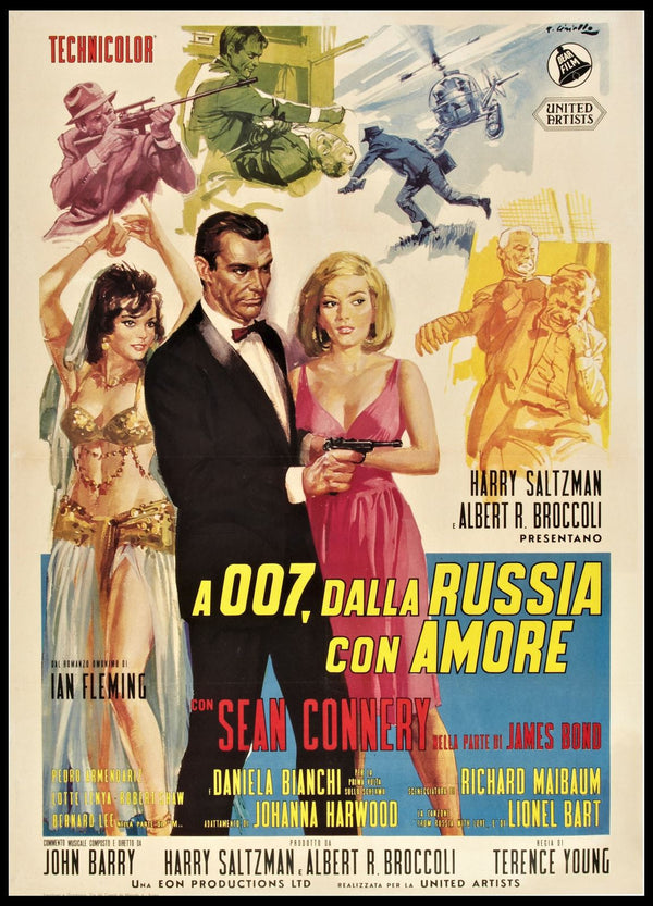Original From Russia with Love movie poster