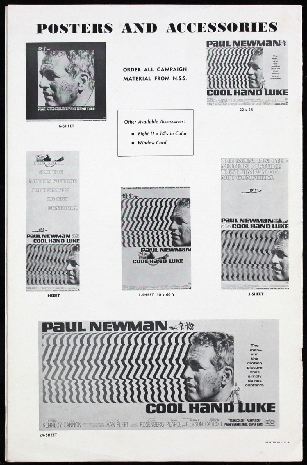 Original Cool Hand Luke movie poster