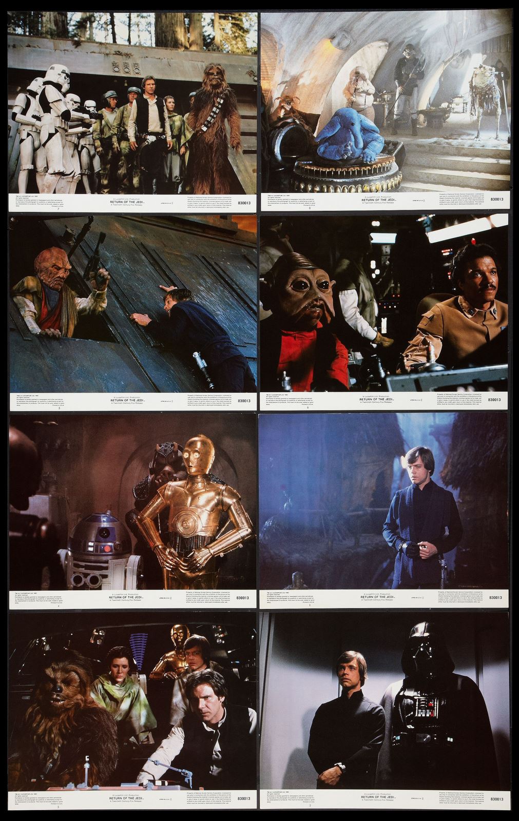 Original Return of the Jedi movie poster