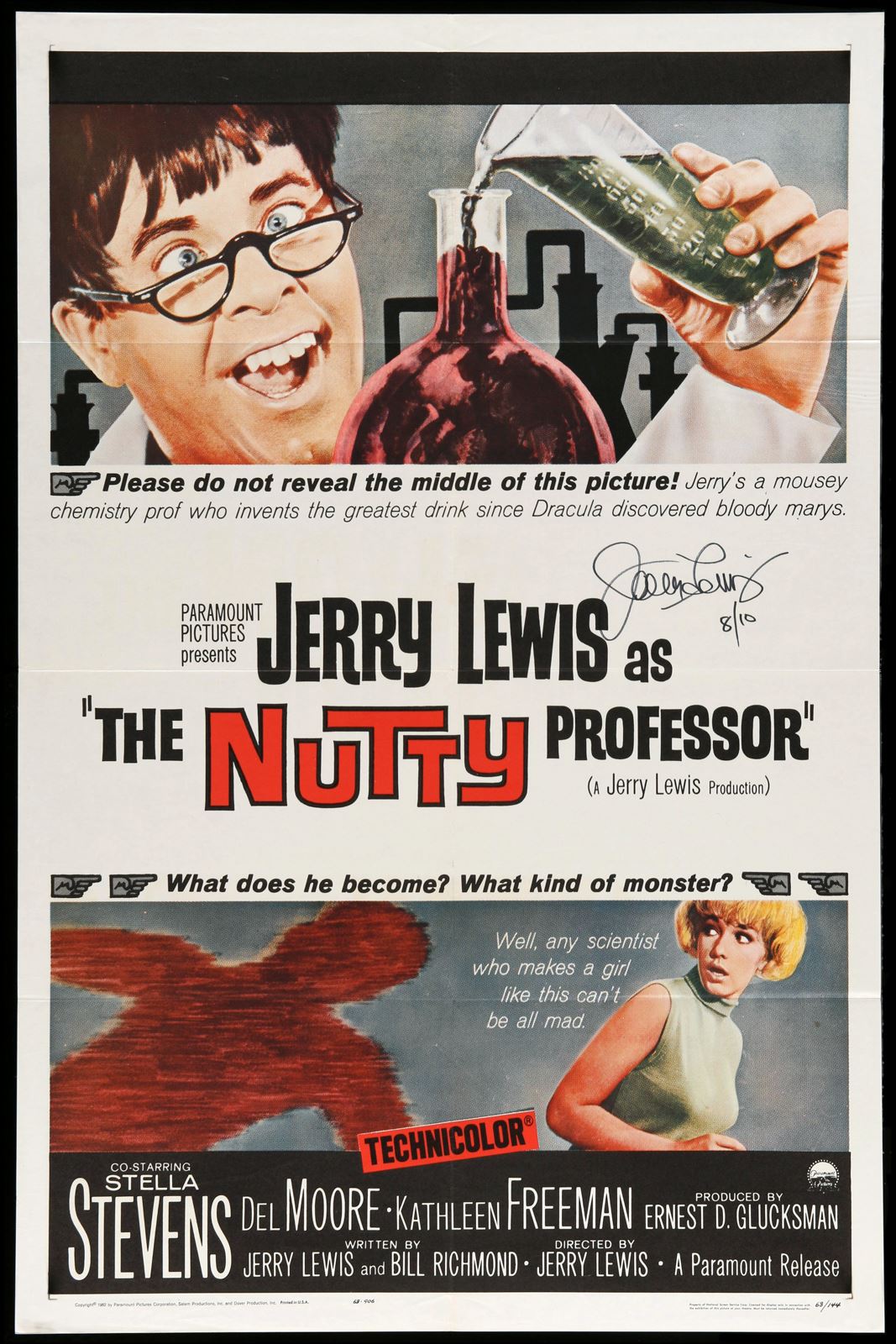 Original The Nutty Professor movie poster