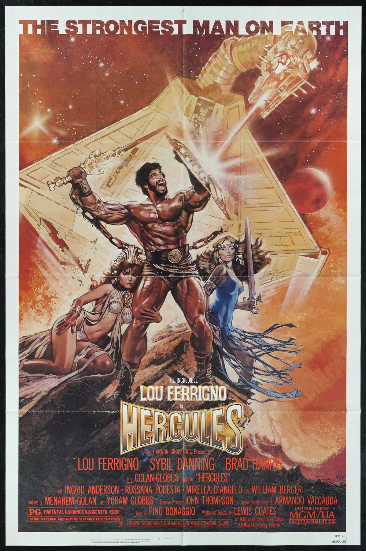 Original Hercules movie poster