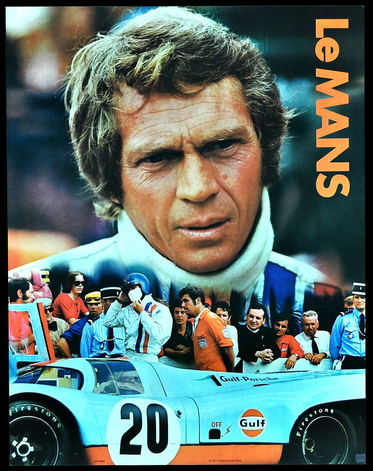 Original Le Mans movie poster