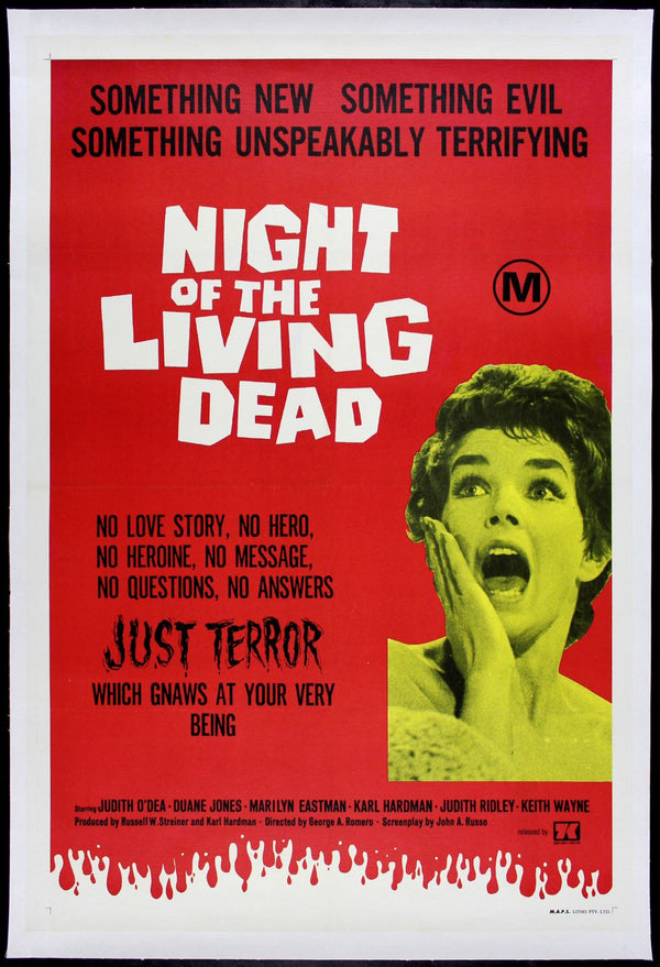 Original Night of the Living Dead movie poster