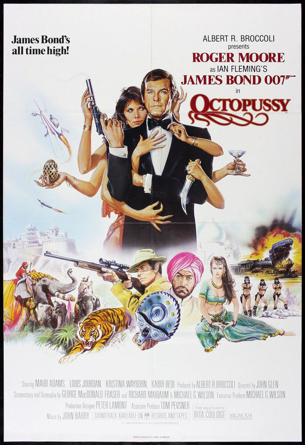Original Octopussy movie poster