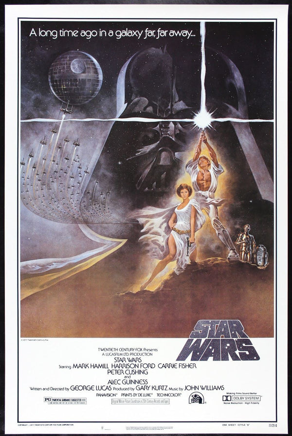 Original Star Wars movie poster