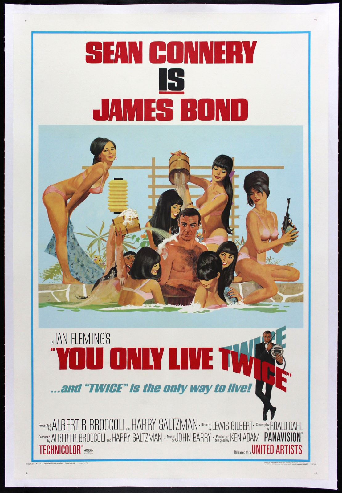 Original You Only Live Twice movie poster