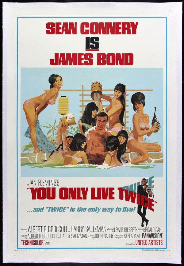 Original You Only Live Twice movie poster