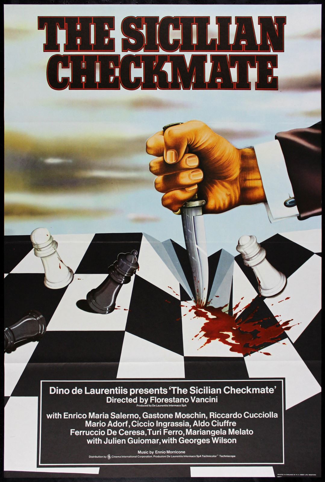 Original The Sicilian Checkmate movie poster