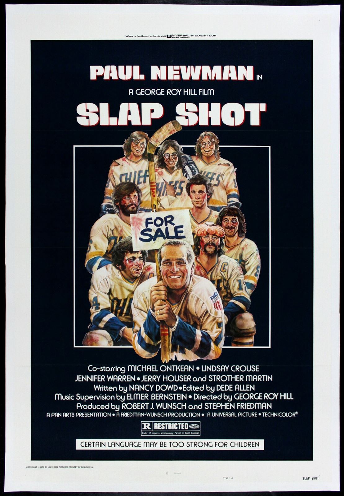 Original Slap Shot movie poster