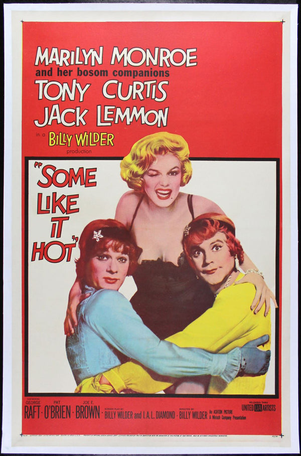 Original Some Like It Hot movie poster