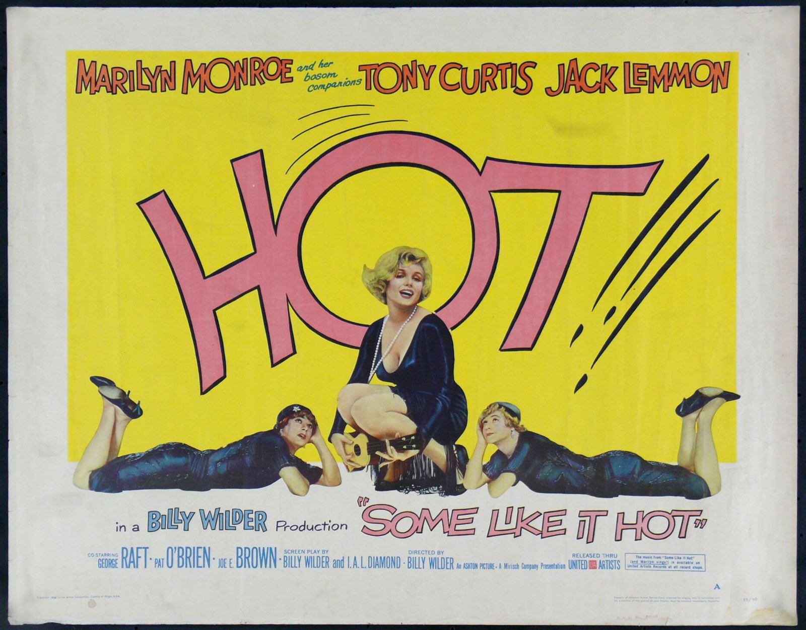 Original Some Like It Hot movie poster