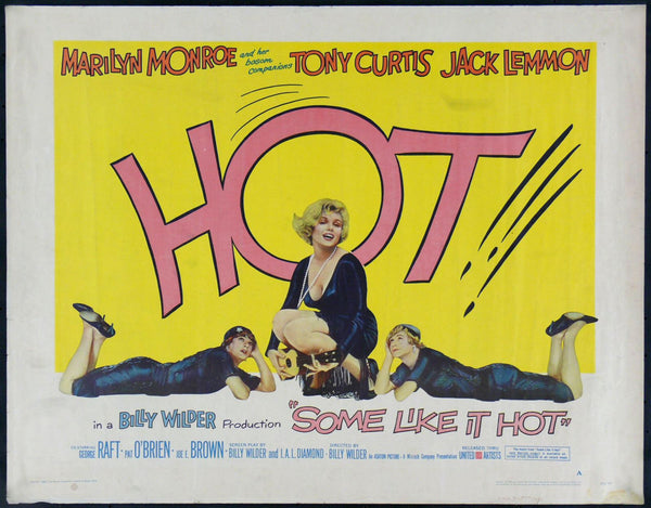 Original Some Like It Hot movie poster