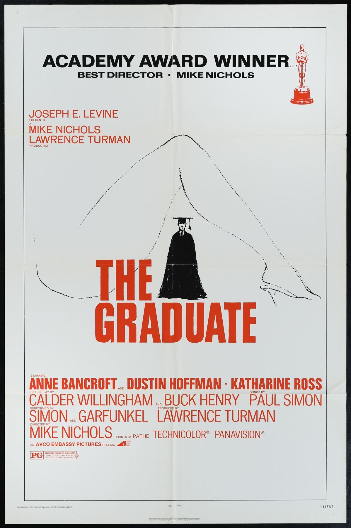 Original The Graduate movie poster