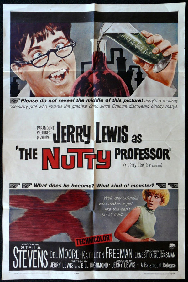 Original The Nutty Professor movie poster