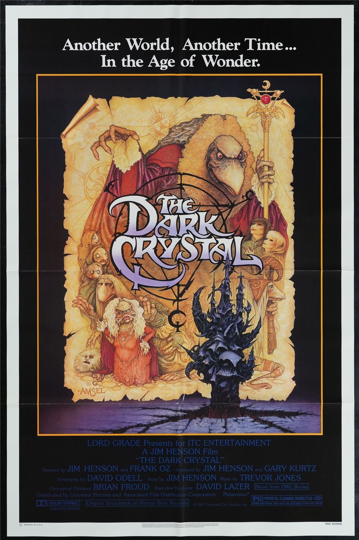 Original The Dark Crystal movie poster