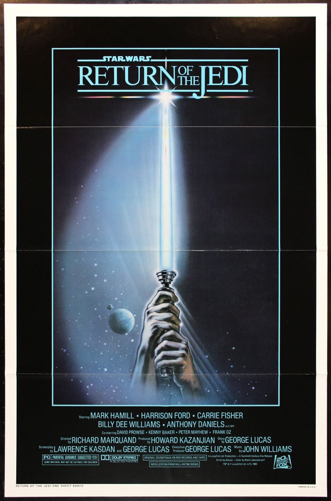 Original Return of the Jedi movie poster