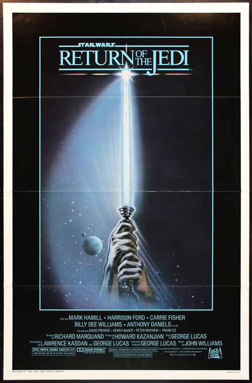Original Return of the Jedi movie poster