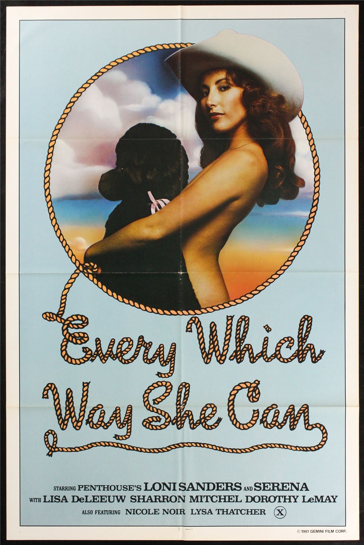 Original Every Which Way She Can movie poster