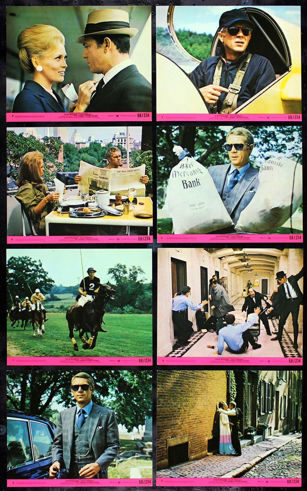 Original The Thomas Crown Affair movie poster