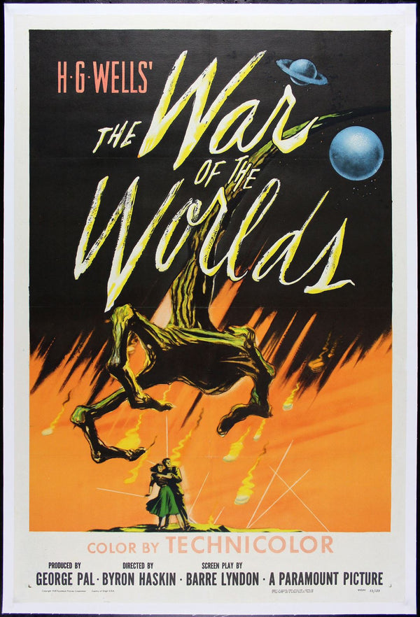 Original The War of the Worlds movie poster