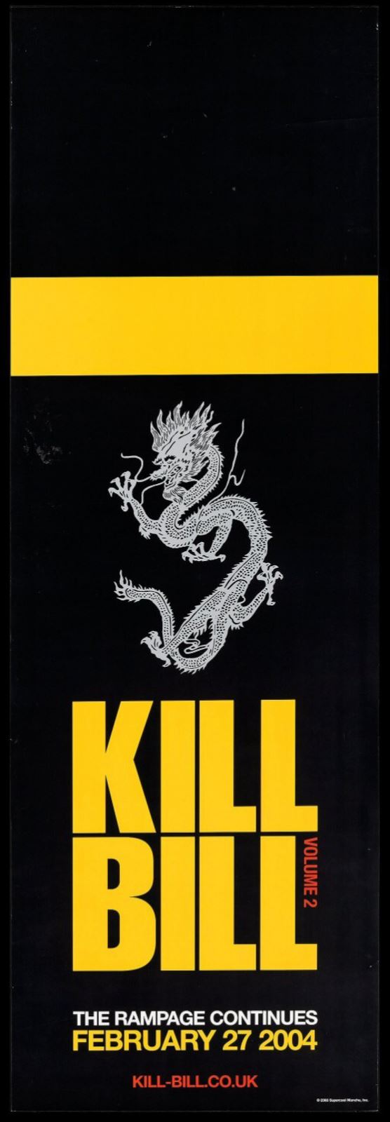 Original Kill Bill movie poster