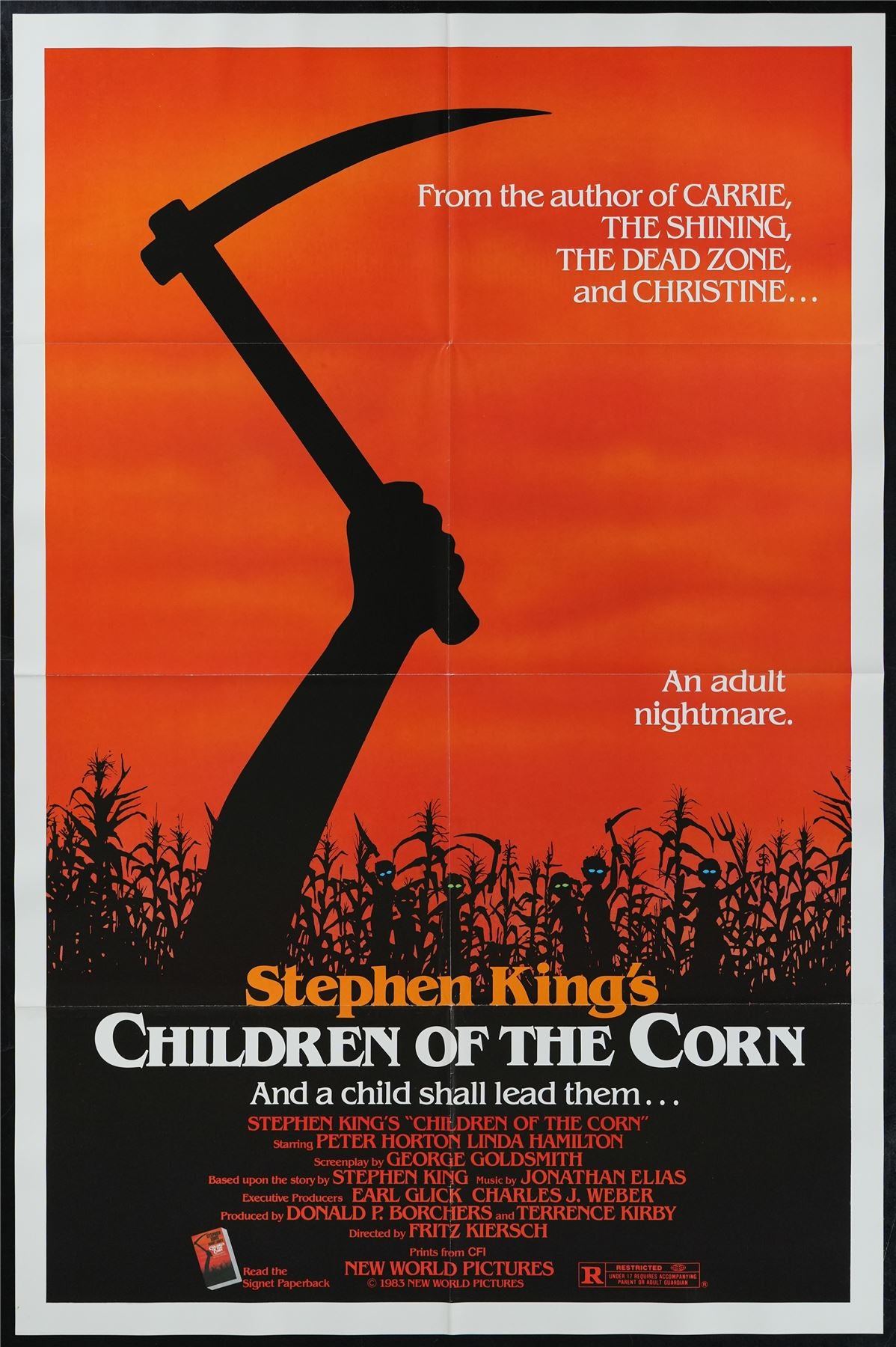 Original Children of the Corn movie poster