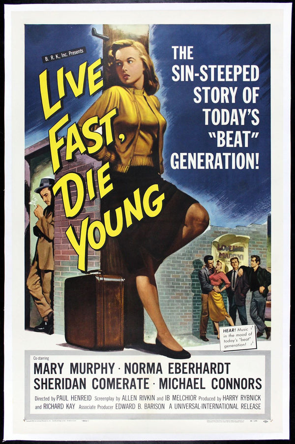Original Live Fast, Die Young movie poster