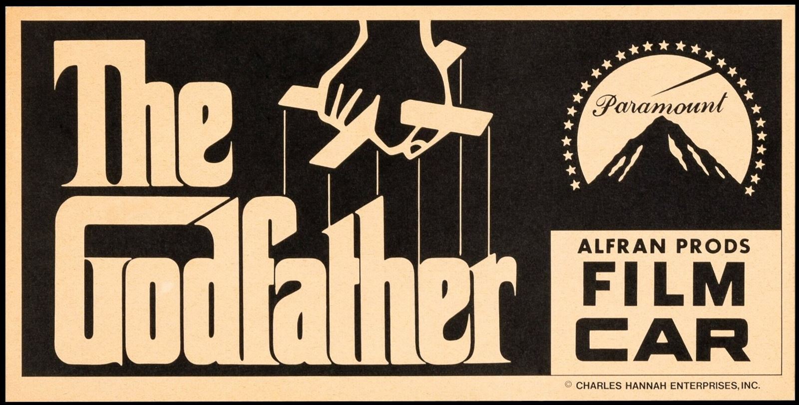 Original The Godfather movie poster