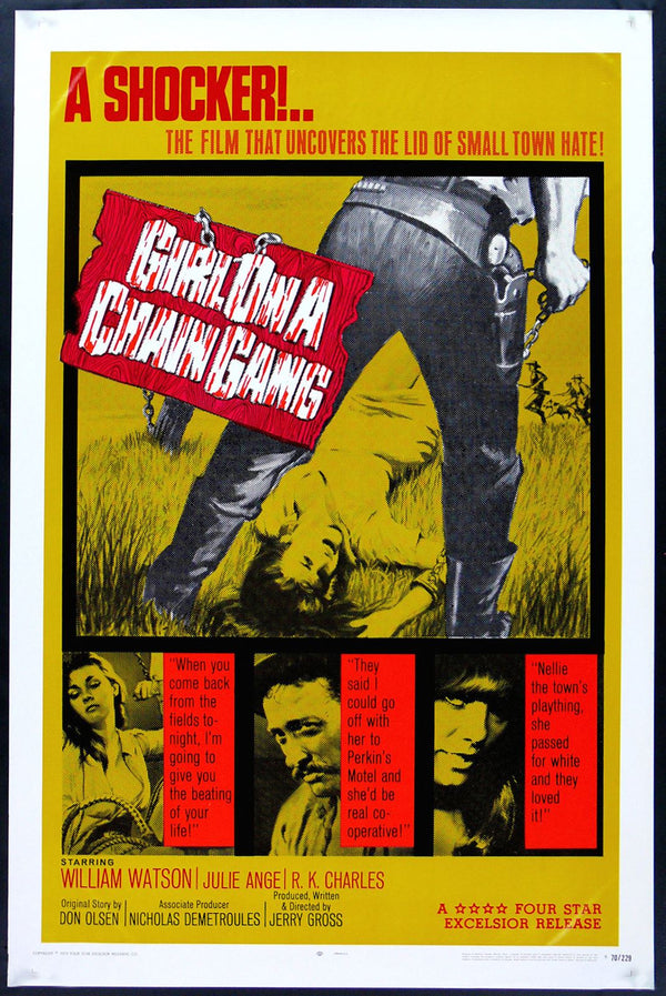 Original Girl on a Chain Gang movie poster