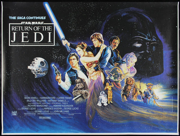 Original Return of the Jedi movie poster