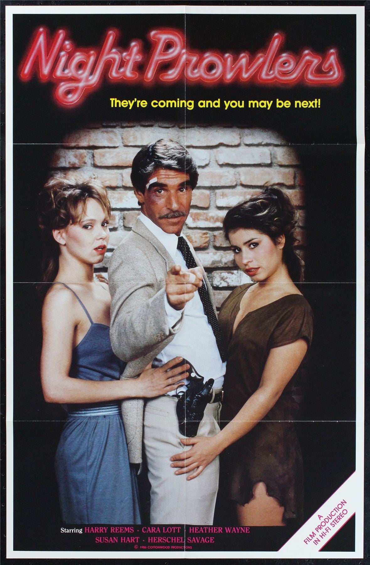 Original Night Prowlers movie poster