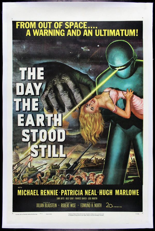 Original The Day the Earth Stood Still movie poster