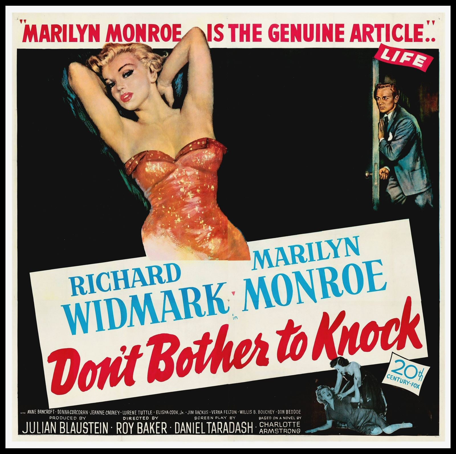 Original Don't Bother to Knock movie poster