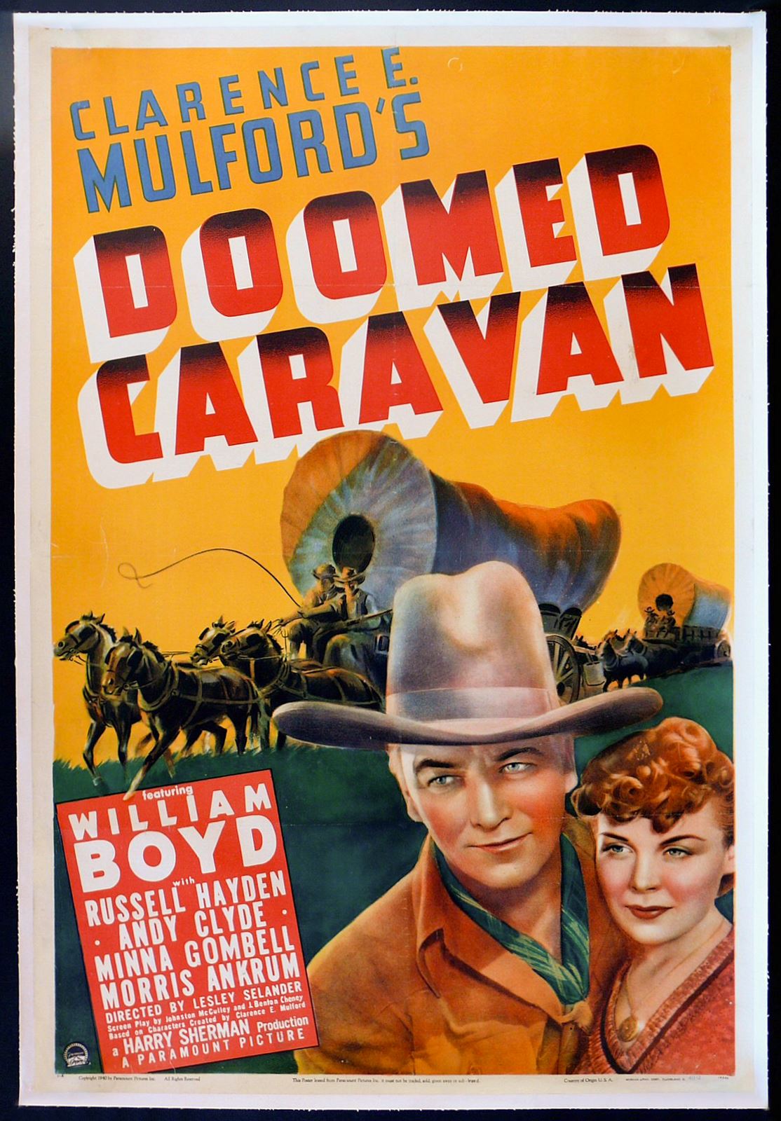 Original Doomed Caravan movie poster