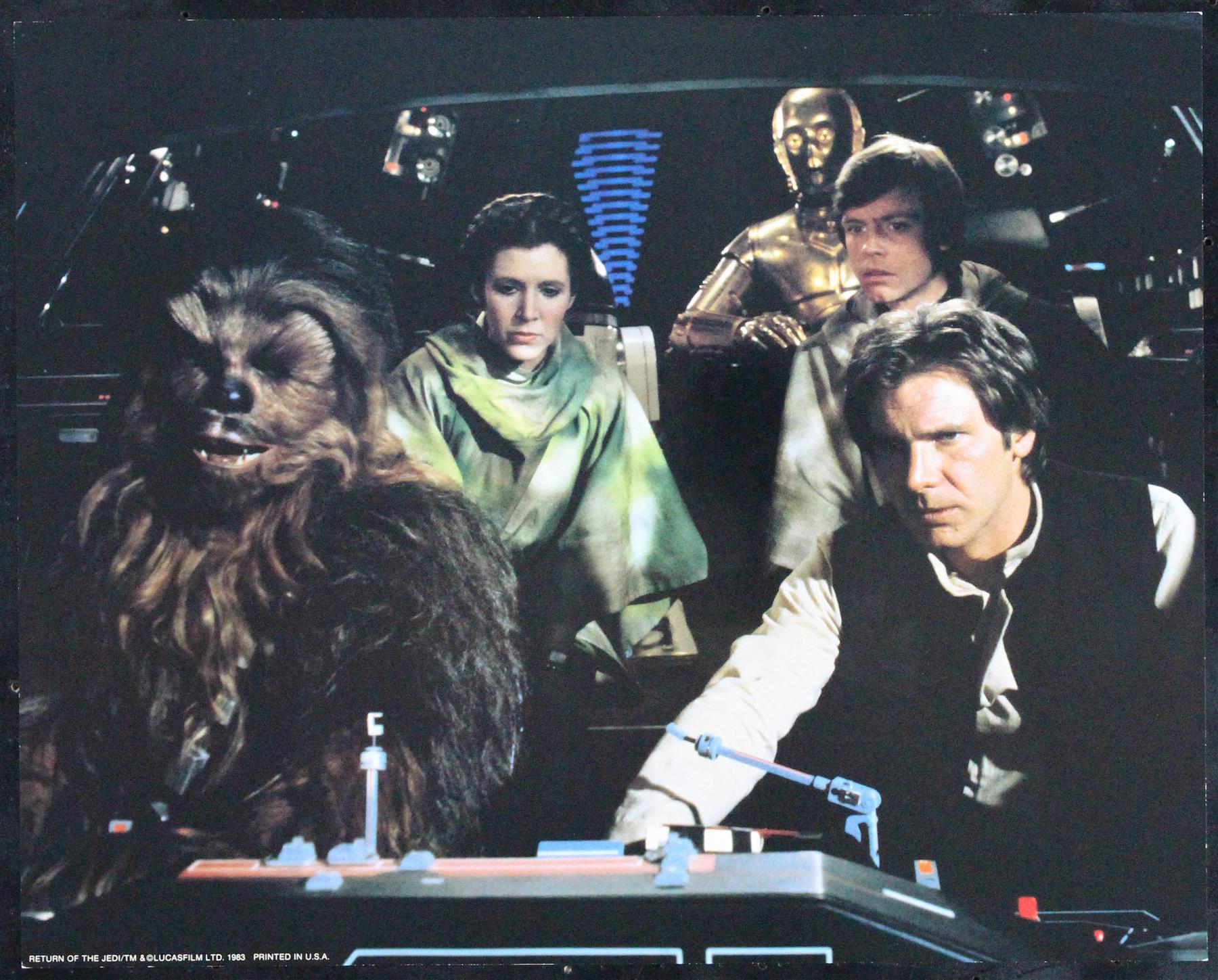 Original Star Wars: Return of the Jedi movie poster