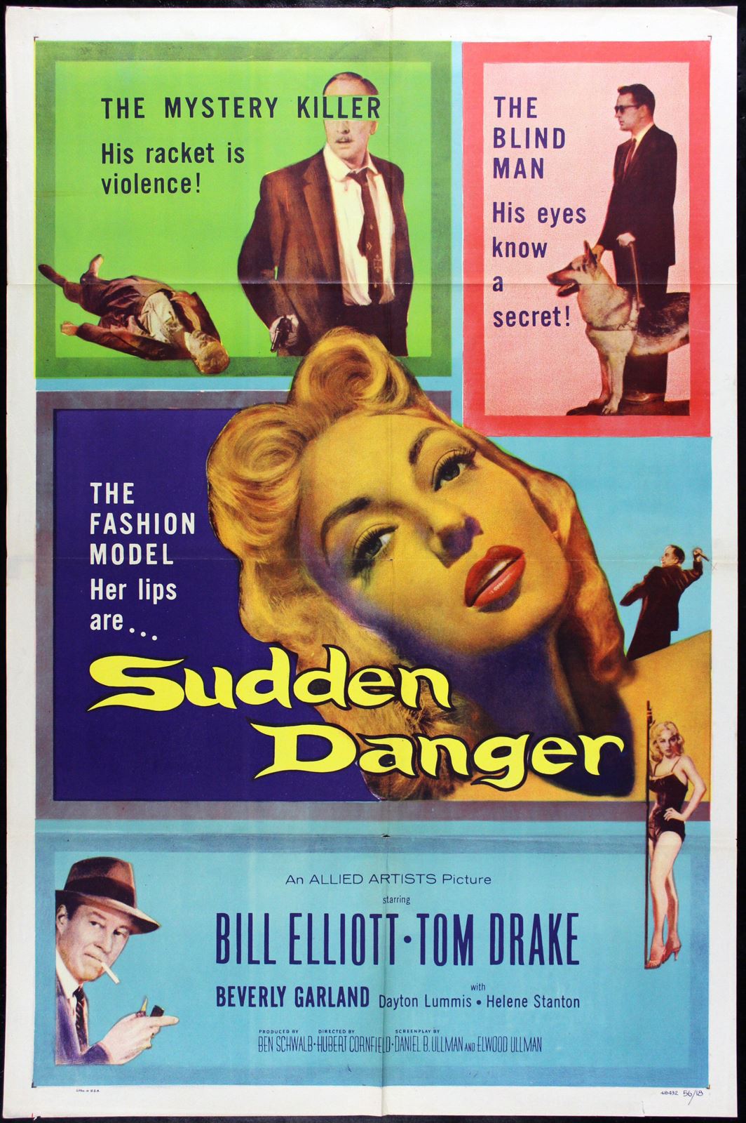 Original Sudden Danger movie poster