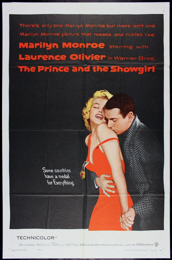 Original The Prince and the Showgirl movie poster