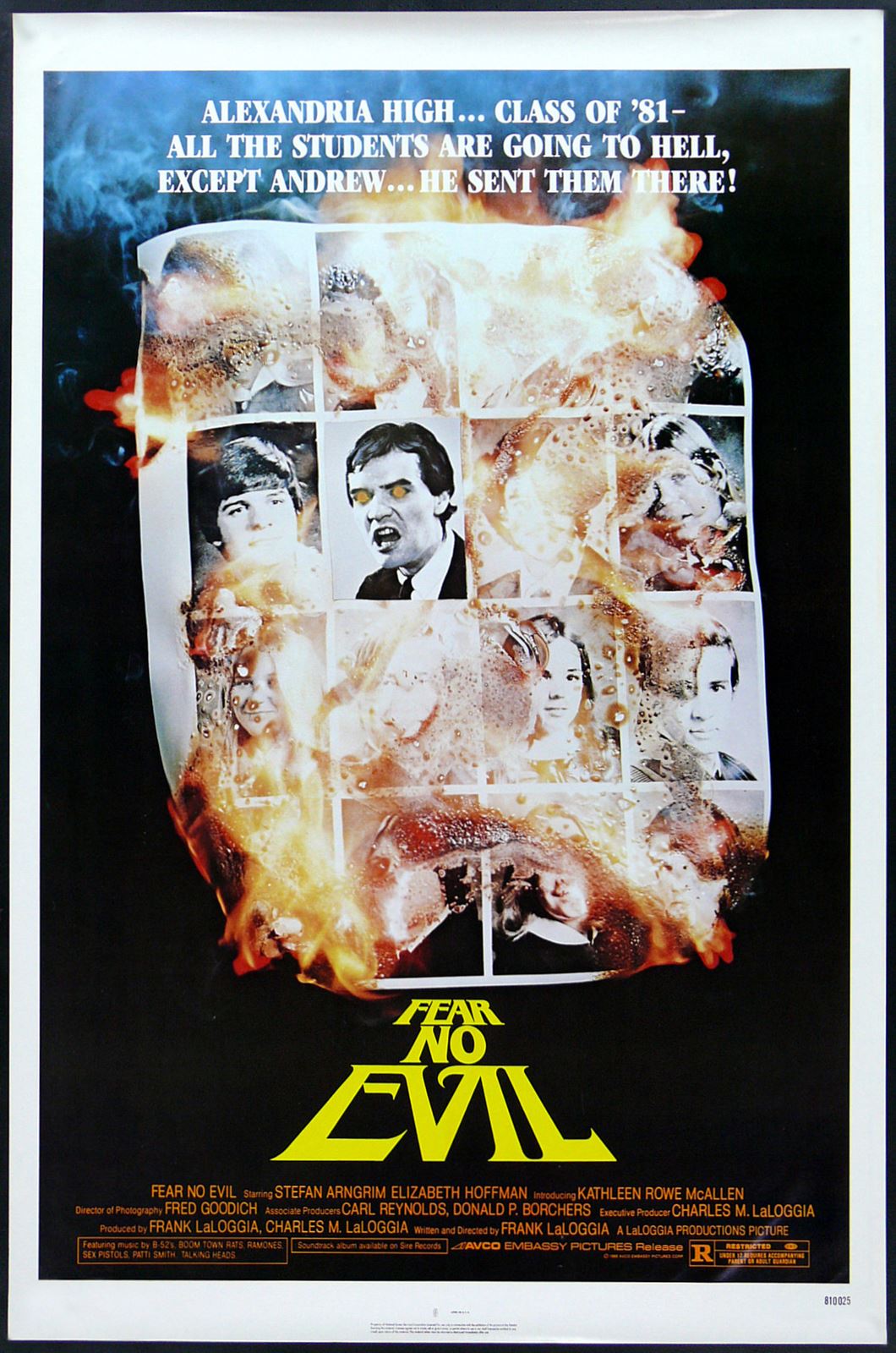 Original Fear No Evil movie poster