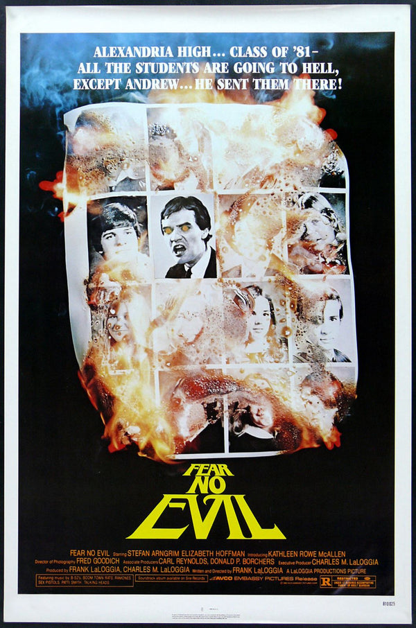 Original Fear No Evil movie poster