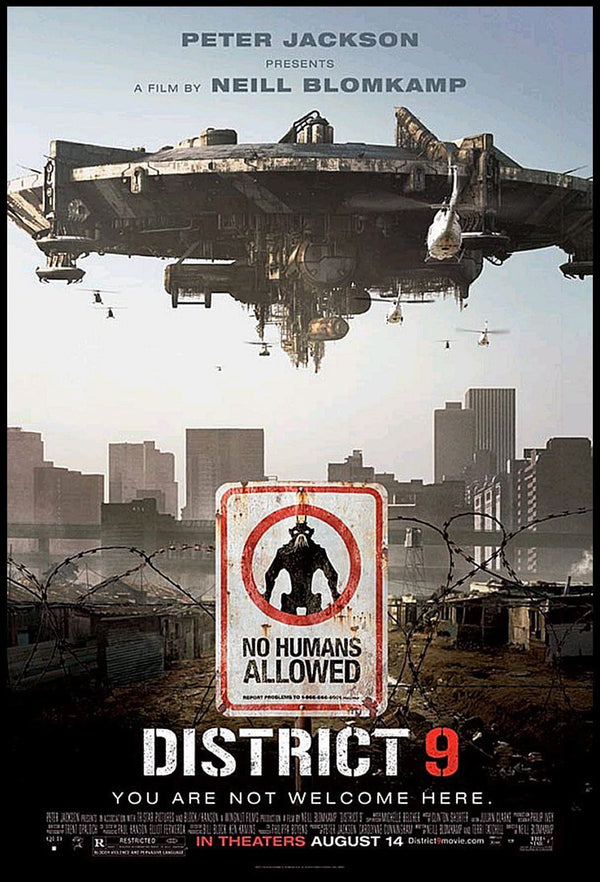 Original District 9 movie poster