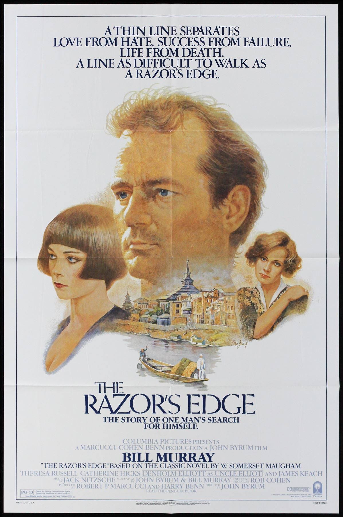 Original The Razor's Edge movie poster