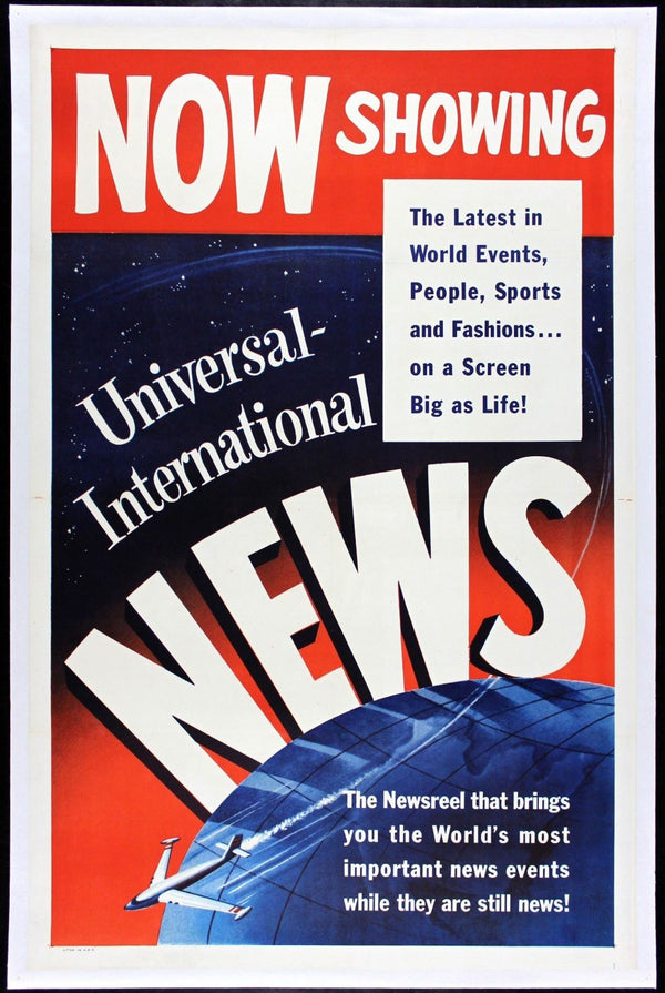 Original UNIVERSAL NEWS movie poster