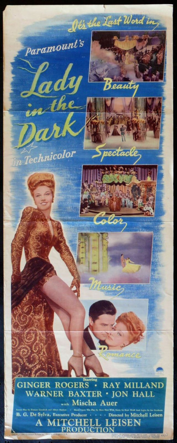 Original Lady in the Dark movie poster