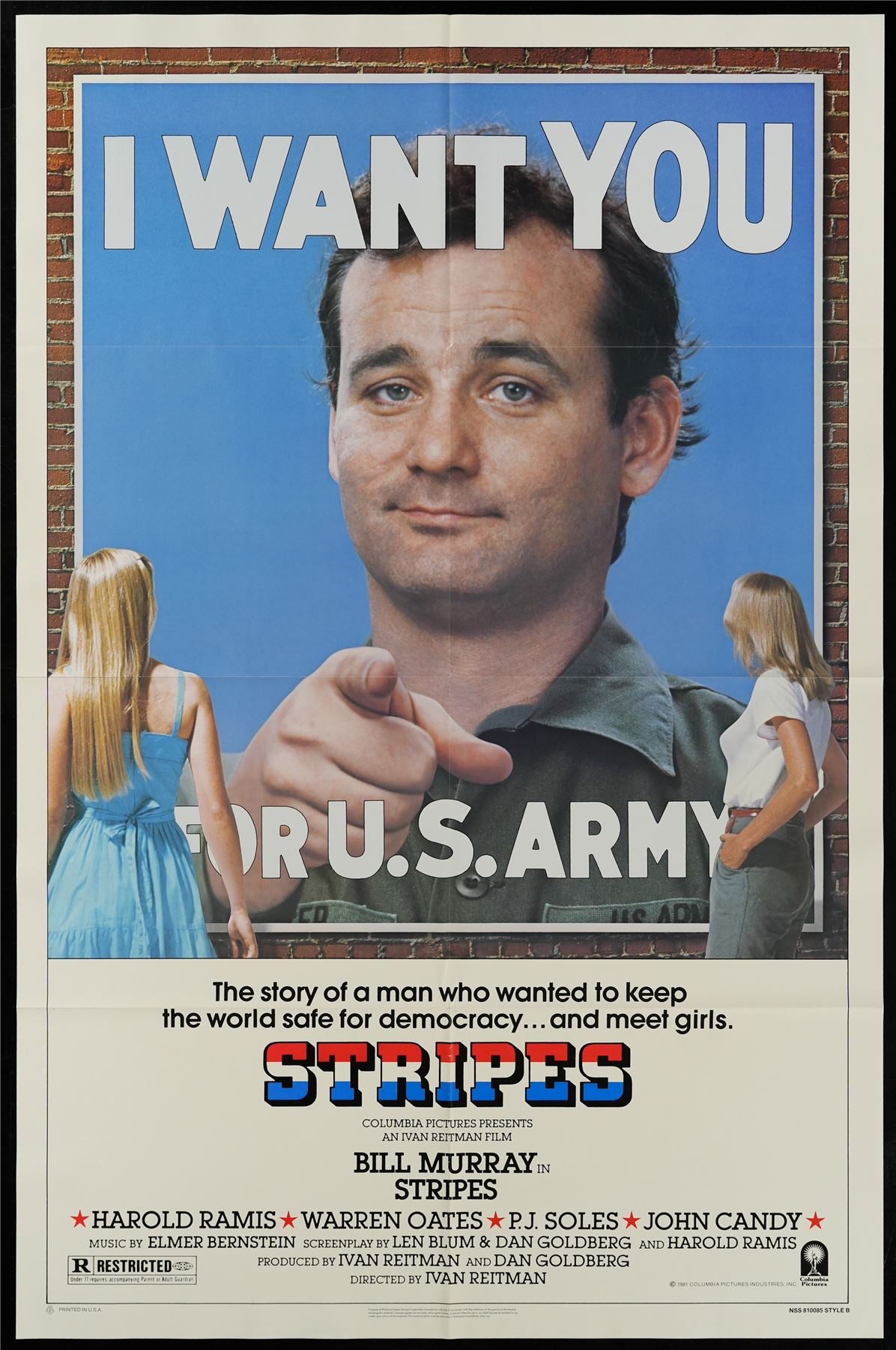 Original Stripes movie poster