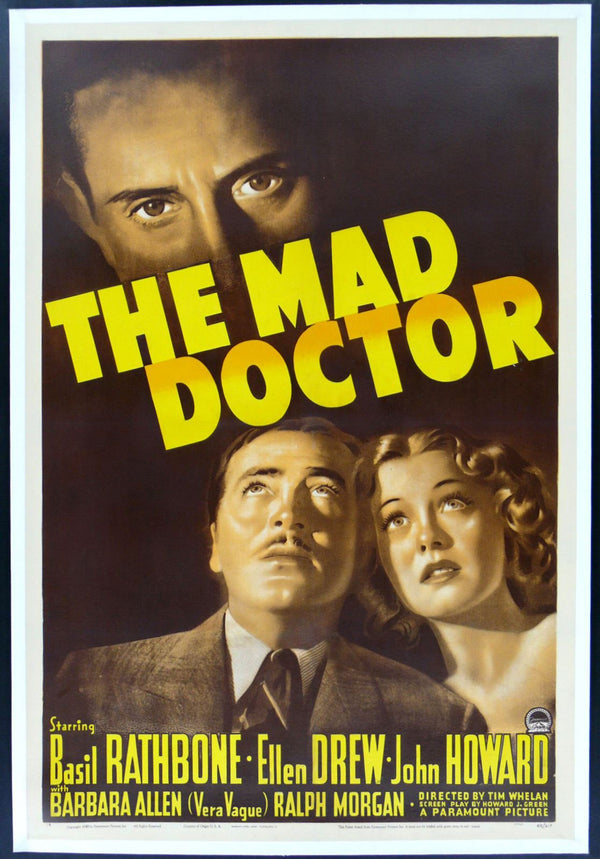 Original The Mad Doctor movie poster